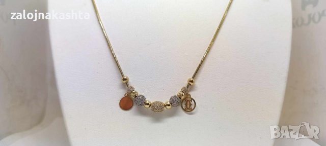 Ново Златно колие-8,25гр/14кр, снимка 3 - Колиета, медальони, синджири - 42342474