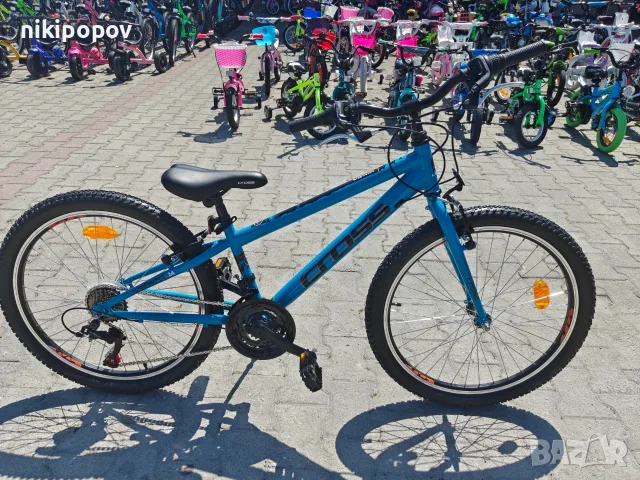 CROSS Велосипед 24" SPEEDSTER син, снимка 2 - Велосипеди - 56530113