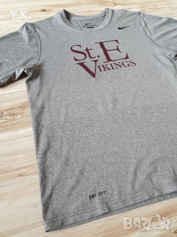 Оригинална мъжка тениска Nike Dri-Fit x St. E Vikings, снимка 3 - Тениски - 31995087