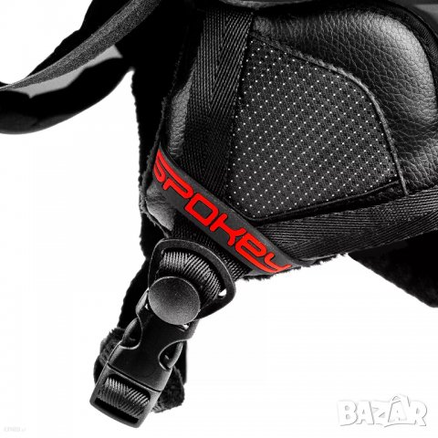 Каска за ски и сноуборд с визьор Spokey Jasper Red, снимка 2 - Зимни спортове - 33759417