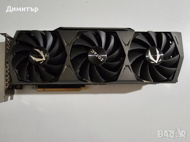 Видео карта ZOTAC GeForce RTX 3070 Ti Trinity 8GB GDDR6X