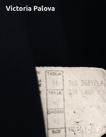 Луксозно палто FEDERICA Италия 70% babyalpaca, снимка 5 - Палта, манта - 39233977