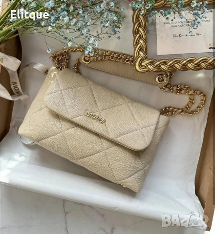 чанта MONA ➡️34cm⬆️24cm, снимка 3 - Чанти - 53217051