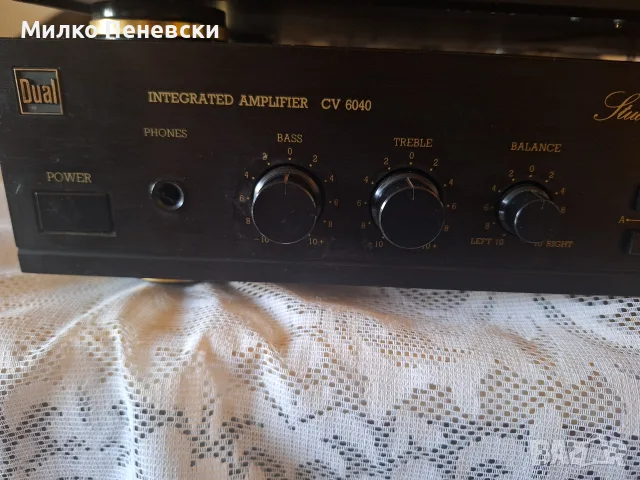 DUAL CV 6040-STEREO AMPLIFIER POWER-SINUS 2×50 WAT-8 OHM.MUSIK POWER 2×70 WAT. CD-1045 .CT-7040., снимка 2 - Аудиосистеми - 56090547