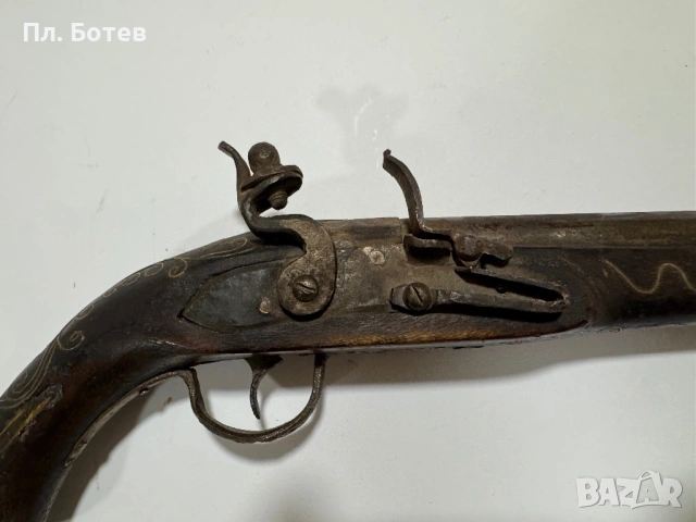 Стар османски пищов, снимка 3 - Антикварни и старинни предмети - 54358951