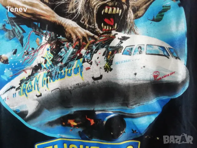 Iron Maiden Flight 666 2008 2009 Exclusive оригинална тениска размер М , снимка 13 - Тениски - 50130325