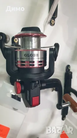 разпродава макари GLOBE GFF 5+1лагера+стоп метална шпула, снимка 3 - Макари - 48820425