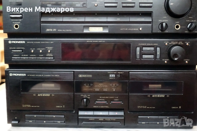 Pioneer Vintage Hi‑Fi Комплект – Усилвател, 6‑дисков CD, Equalizer, Двоен Дек (Япония), снимка 2 - Ресийвъри, усилватели, смесителни пултове - 54196462