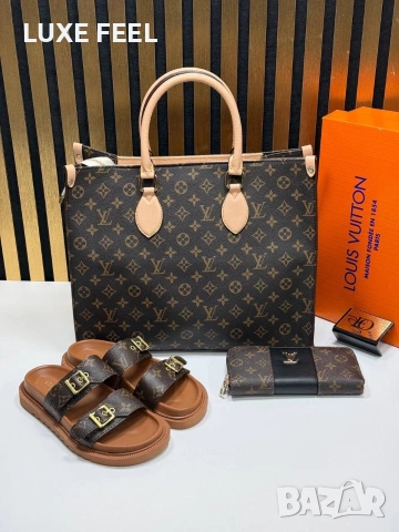 Louis Vuitton ⚜️Дамски Чехли 36-41н , снимка 7 - Чехли - 54220690