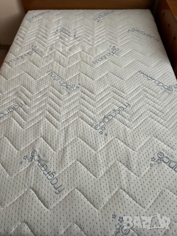 Легло 120/190 с матрак и подматрана рамка, снимка 2 - Спални и легла - 52912983