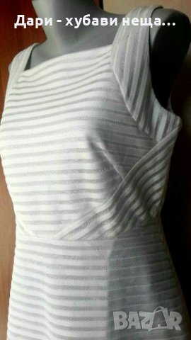 Бяла рокля за повод🍀❤M/L,L🍀арт.4248, снимка 2 - Рокли - 36826029