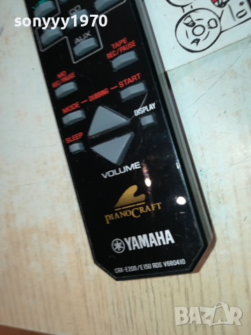 YAMAHA CRX-E200/E150 V680410 REMOTE-ВНОС SWISS 1003241643, снимка 12 - Ресийвъри, усилватели, смесителни пултове - 44698085