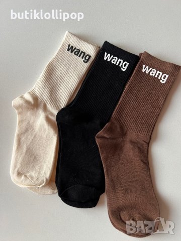 Чорапи WANG, снимка 1 - Дамски чорапи - 42858780