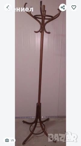 Уникална закачалка за дрехи - дървена!, снимка 3 - Етажерки - 51984320