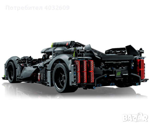 LEGO Technic PEUGEOT 9X8 24H Le Mans Hybrid Hypercar 1775 части, снимка 6 - Конструктори - 44796312