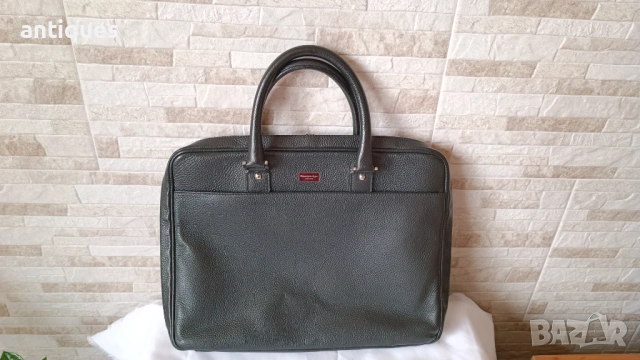 Мъжка чанта - Ermenegildo Zegna - естествена кожа - Made in Italy, снимка 3 - Чанти - 53267725