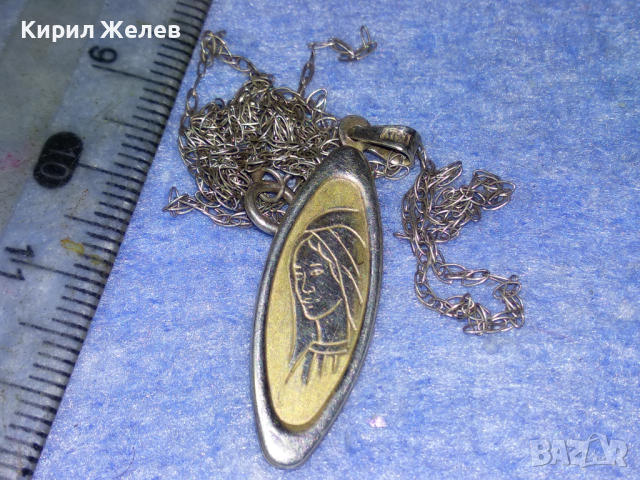 ФИН СРЕБЪРЕН АРТ МЕДАЛЬОН СРЕБРО 925 ITALY със СРЕБРНО СИНЖИРЧЕ - С НУЖДА от ЛЕК РЕМОНТ! 43292, снимка 15 - Колиета, медальони, синджири - 44692044
