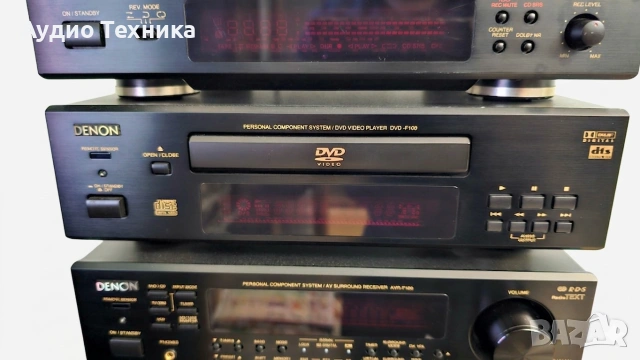 Denon F100 мини система, снимка 5 - Аудиосистеми - 54084381