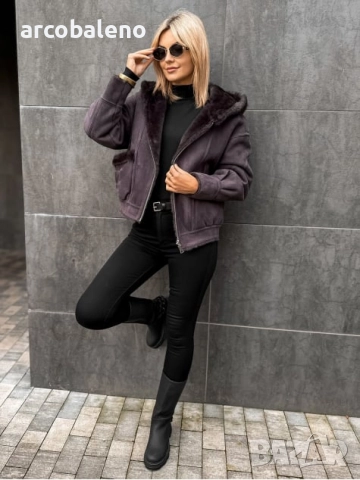 Дамско двустранно яке EADIRA, 2цвята , снимка 6 - Якета - 52012939