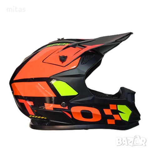 Кросова каска ORZ Sport, Full Face, DOT, Размер: S -Вело, Мото, Скутер, снимка 2 - Аксесоари за велосипеди - 51610532