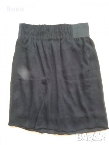 Черна къса пола  Amisu, снимка 1