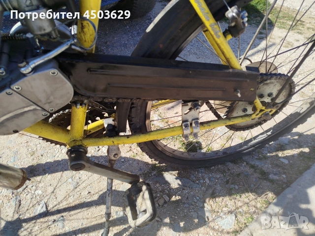 Продавам колело с двигател 50cc !!!, снимка 2 - Велосипеди - 54209313