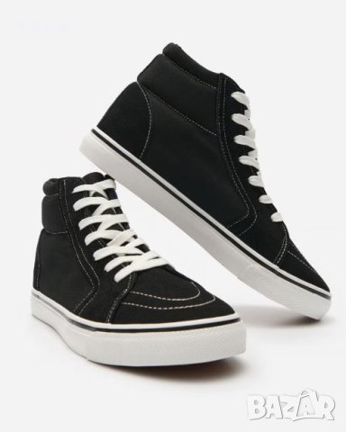 HOUSE високи кецове, нови, черни, с етикет