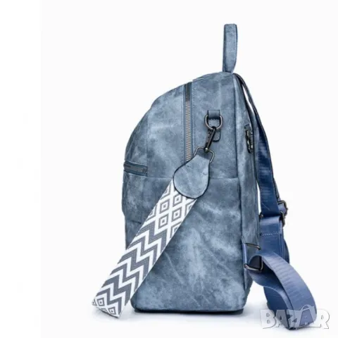 Дамска чанта-раница Karena Black, снимка 7 - Чанти - 47923337