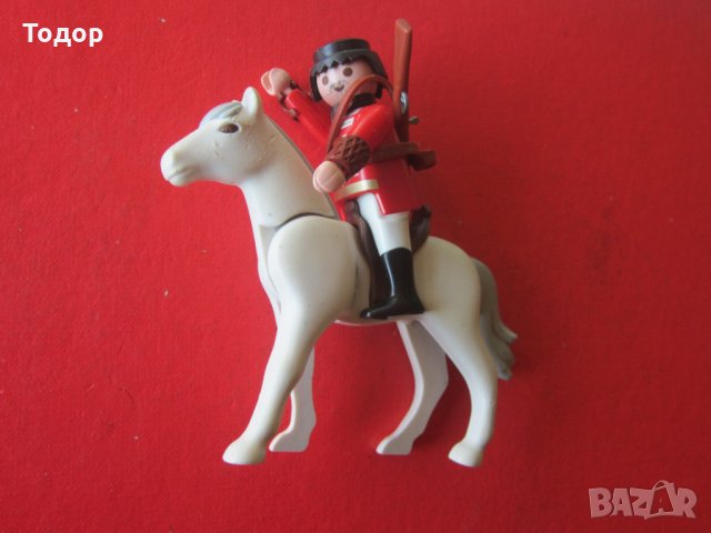 Играчка войник конник с пушка  кон , снимка 2 - Фигурки - 35035268