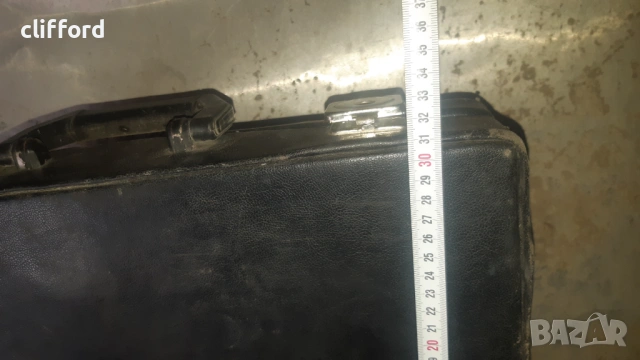 Кожен куфар-със заключалки-работен, снимка 4 - Антикварни и старинни предмети - 54358191