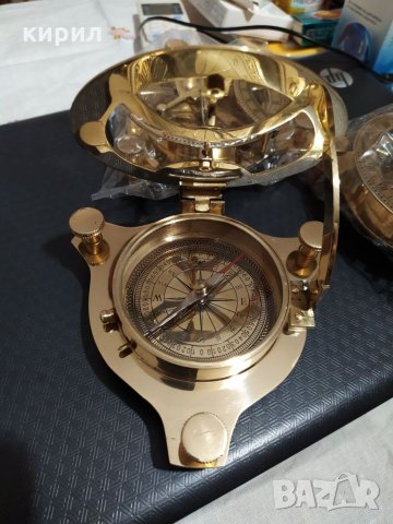 Огромен компас със слънчев часовник, снимка 5 - Антикварни и старинни предмети - 31203596
