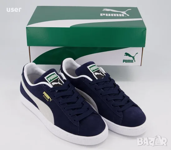 100% Оригинални чисто-нови мъжки сникърси от естествен велур PUMA SUEDE CLASSIC! 