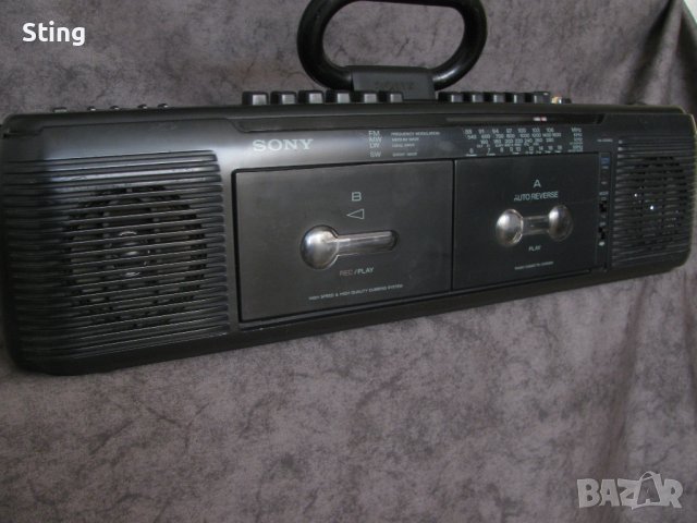 SONY CFS - EW60L BOOMBOX Радиоприемник Автореверс 70те Отл., снимка 1 - Радиокасетофони, транзистори - 37600795