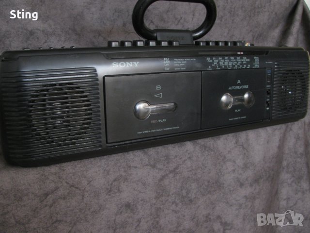 SONY CFS - EW60L BOOMBOX Радиоприемник Автореверс 70те Отл., снимка 1