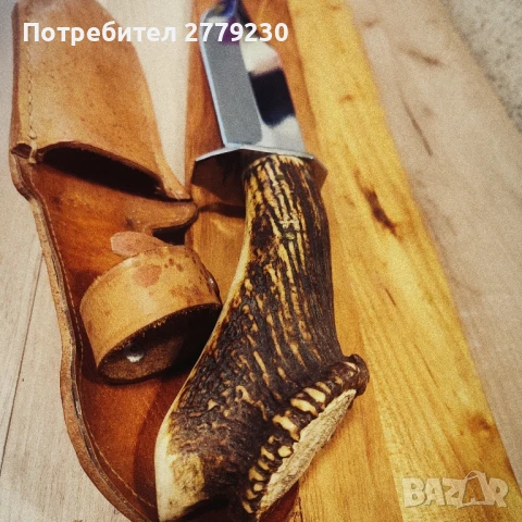 Ловен много масивен нож от колекция , снимка 4 - Колекции - 50754843