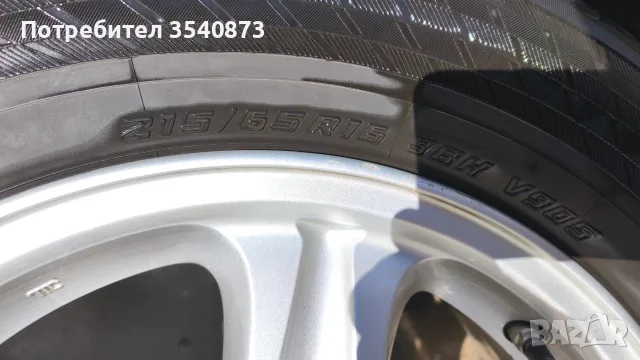 Джанти с гуми 215/65/16 и датчици за ASX, снимка 6 - Гуми и джанти - 55992431