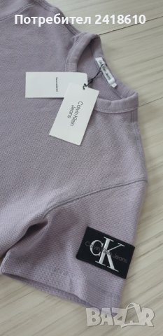 Calvin Klein Jeans CKJ Pique Cotton Mens Size S НОВО! ОРИГИНАЛНА Тениска!