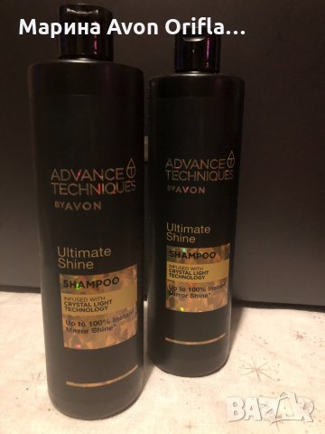 2в1 шампоан за блясък 400 мл Advanced Techniques by Avon