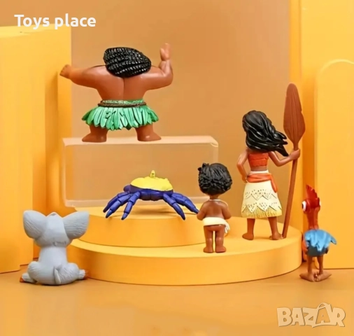 Лот фигурки смелата Ваяна, подходящи и за торта , снимка 2 - Фигурки - 51485058