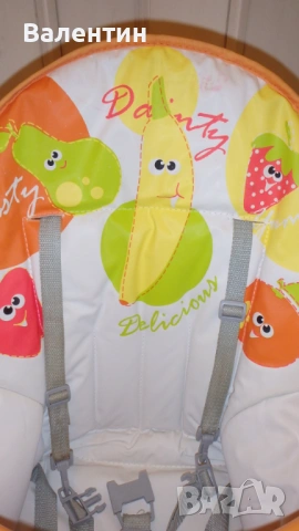 Детско столче за хранене Lorelli Bravo Orange Fruits, снимка 4 - Столчета за хранене - 54009148