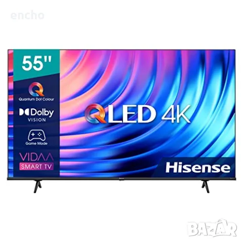 55" 4K Ultra HD QLED Smart телевизор Hisense 55E78HQ