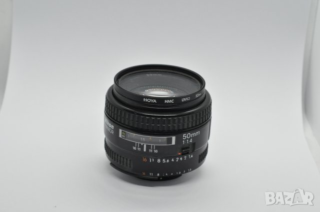 Обектив Nikon AF Nikkor 50mm f/1.4, снимка 2 - Обективи и филтри - 44482240