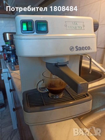 Кафе машина Саеко Виа Венето с ръкохватка с крема диск, работи перфектно и  прави страхотно кафе в Кафемашини в гр. София - ID37731965 — Bazar.bg