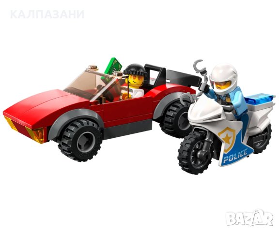 LEGO® City Police 60392 - Преследване с полицейски мотоциклет, снимка 3 - Конструктори - 40574595