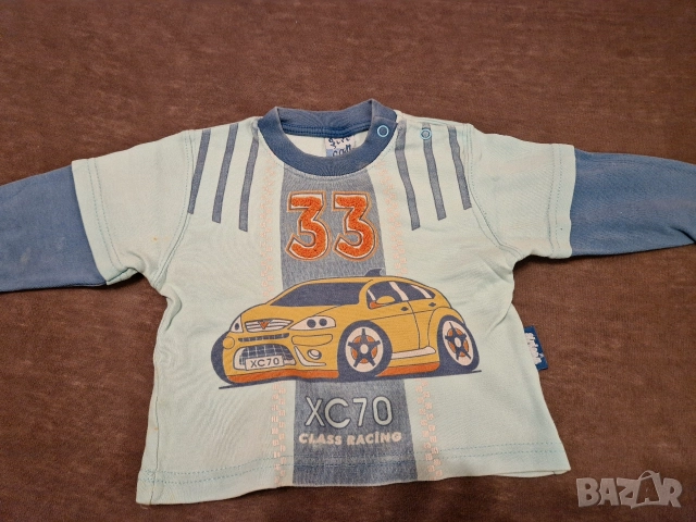 9-12м 80см Блуза, памук, кола, без следи от употреба 