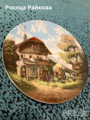 Колекционерски порцеланови чинии-4 броя, снимка 4 - Колекции - 48446137