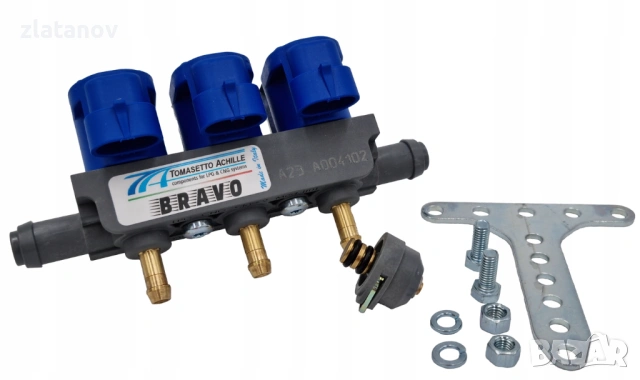 Италиански газов инжекцион 6 цилиндъра с бутилка и 2г. гаранция, снимка 3 - Части - 54087112