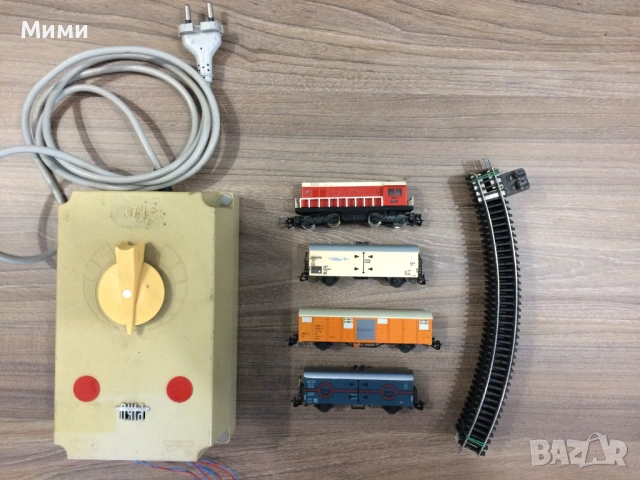 Влакче електрическо на ВТТВ в мащаб ТТ /12 mm/ + захранване.