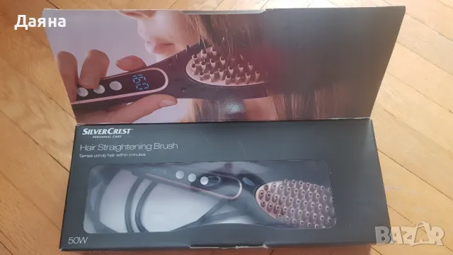 Изправяща четка за коса, снимка 5 - Преси за коса - 47820029