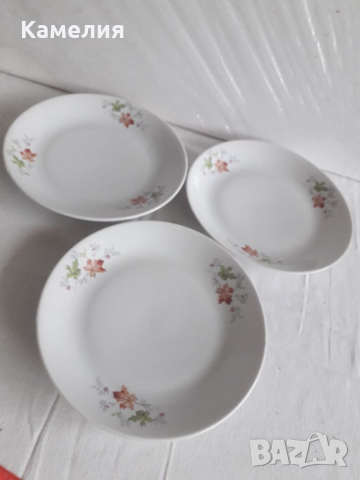 Български порцеланови чинии , снимка 1